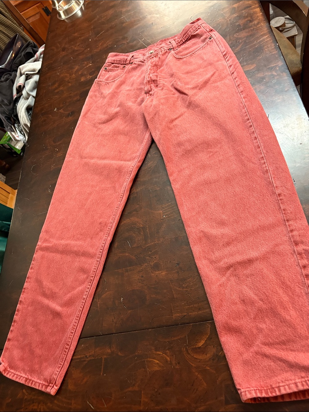 Hugo Boss Men's  Pants in Faded Red